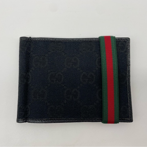 Gucci Sherryline Canvas Money Clip and Card Holder - Picture 3 of 8